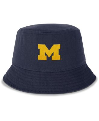 Men's Navy Michigan Wolverines Apex Primetime Bucket Hat