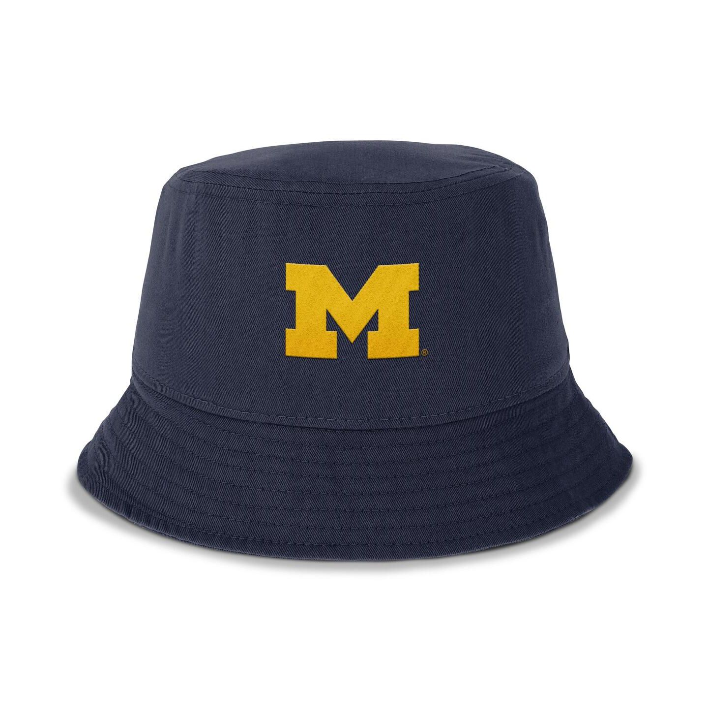 Мужская панама Jordan Navy Michigan Wolverines Apex Primetime Bucket Hat — фото 2