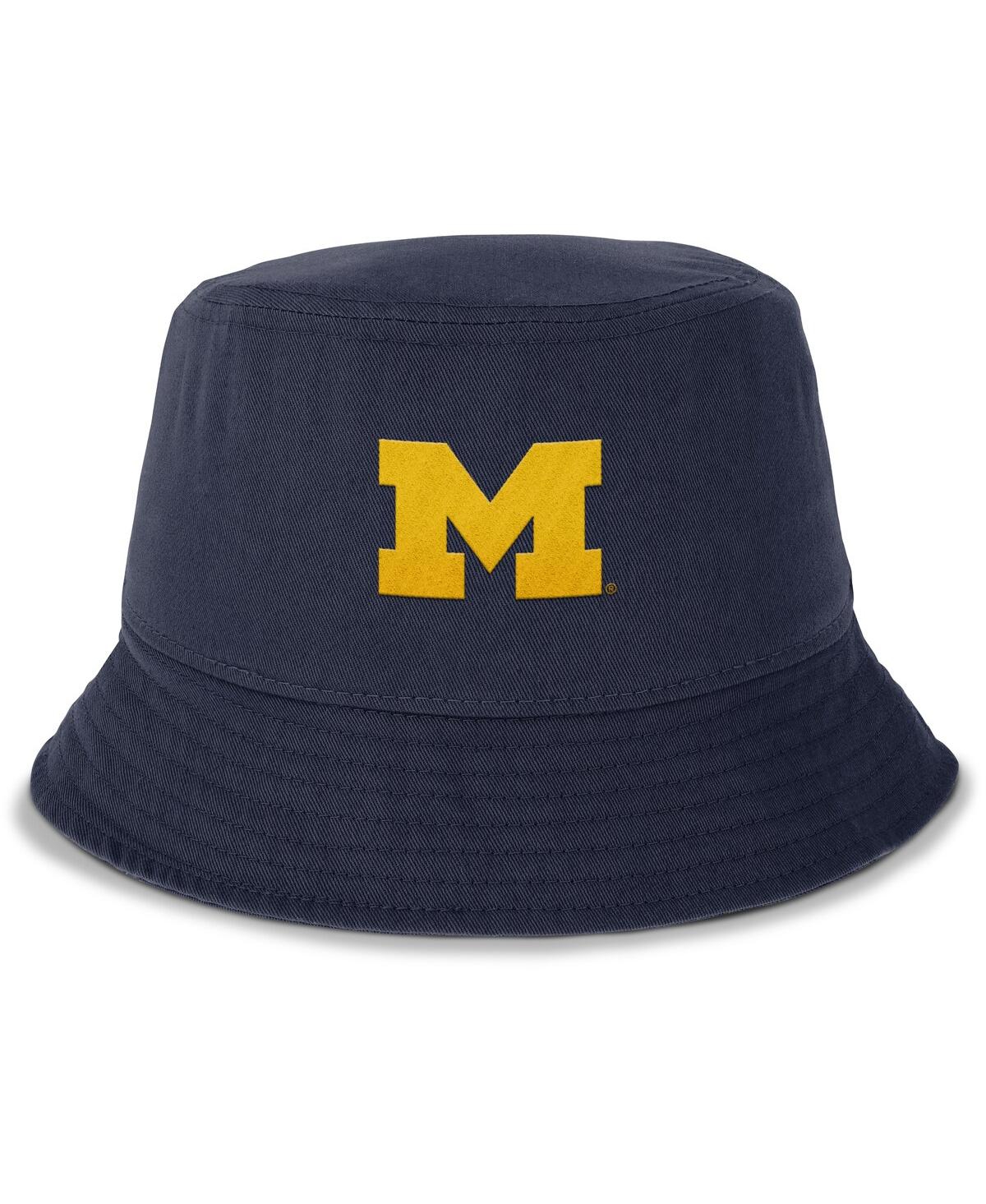 Jordan Men's Navy Michigan Wolverines Apex Primetime Bucket Hat In Blue