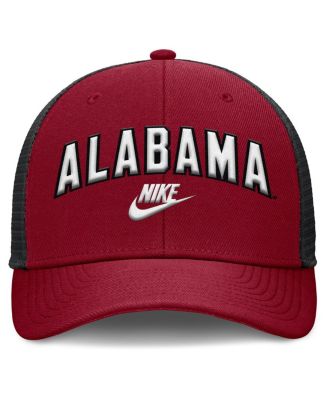 Men's Crimson/Black Alabama Crimson Tide Legacy Arch Rise Performance Trucker Adjustable Hat