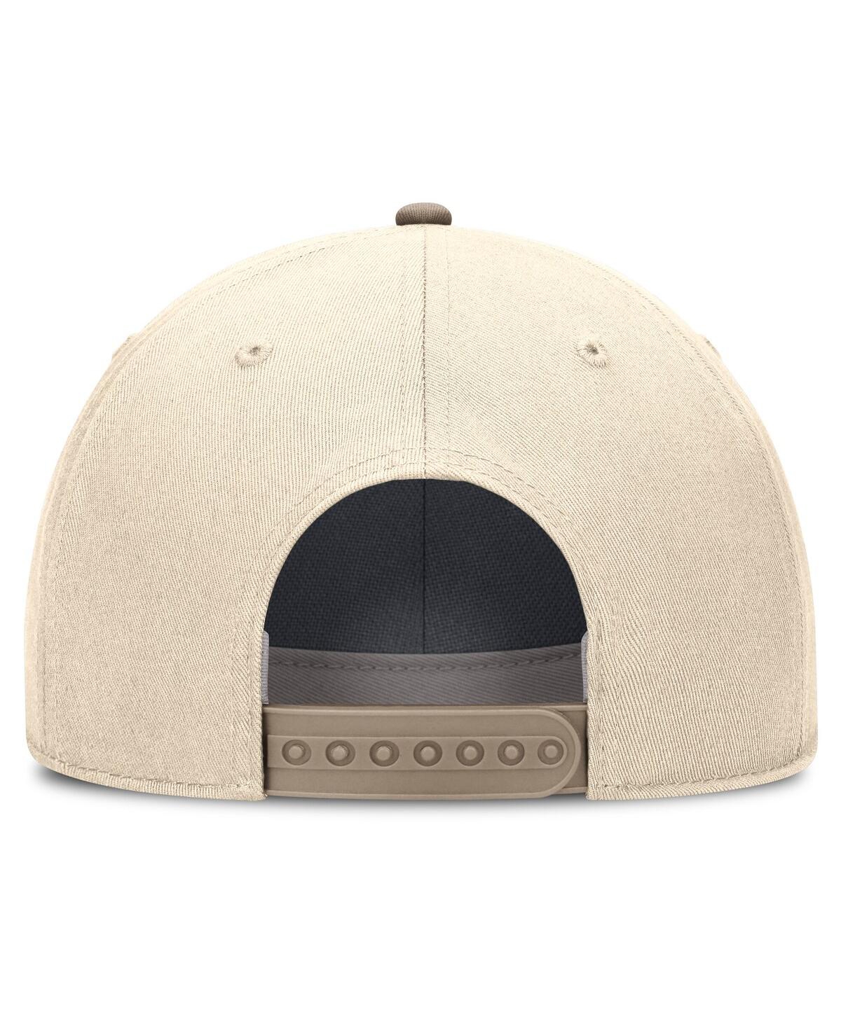 Nike Men's Natural Florida State Seminoles Rise Legacy Throwback Logo Adjustable Hat In Brown