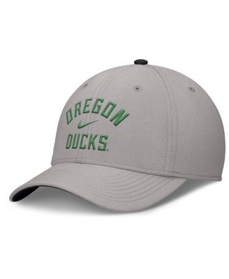 Nike - Men's Gray Oregon Ducks Rise Prep Performance Flex Hat