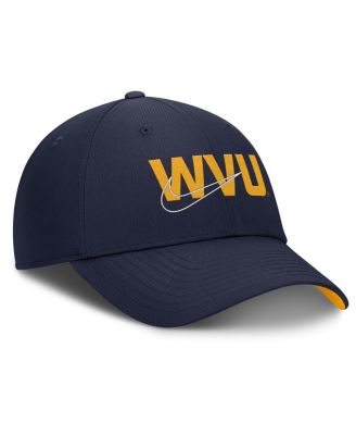 Men's Navy West Virginia Mountaineers Club Prep Performance Adjustable Hat