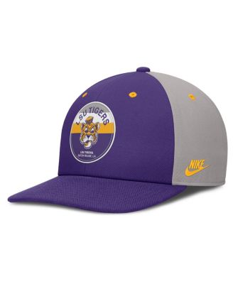 Nike - Men's Purple/Gray LSU Tigers Prep Pro Performance Snapback Hat