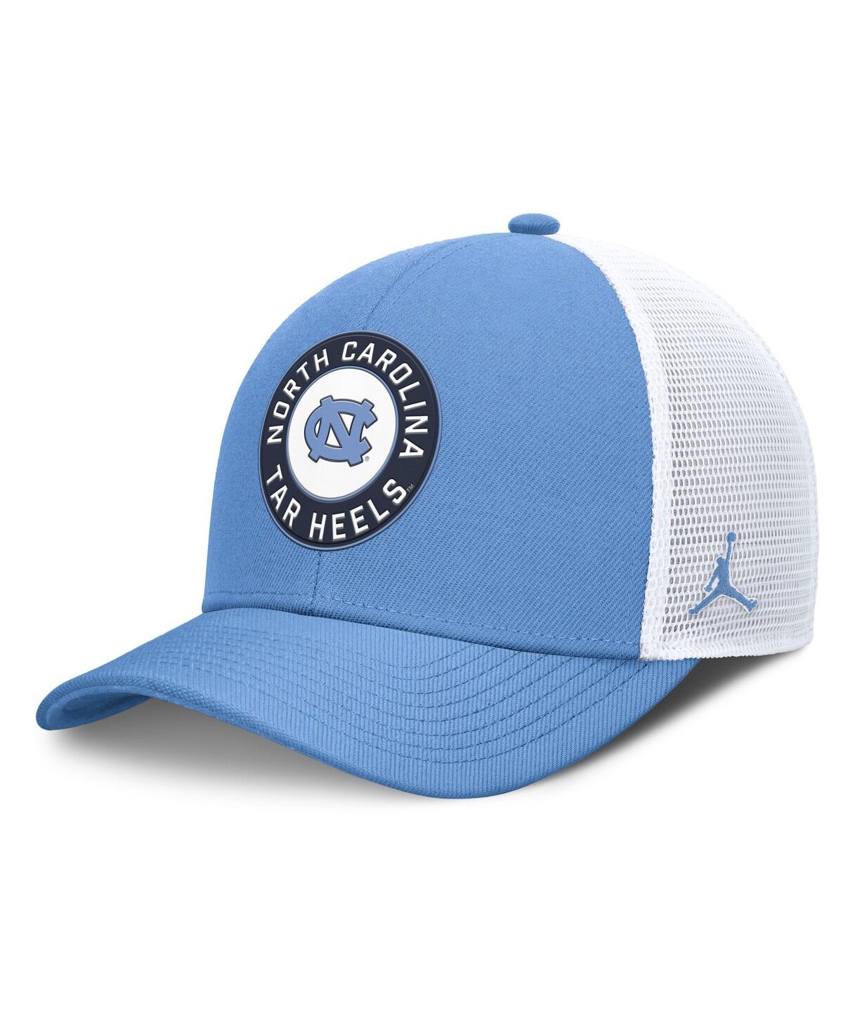Men's Light Blue/White North Carolina Tar Heels Rise Primetime Performance Trucker Adjustable Hat - Light Blue, White