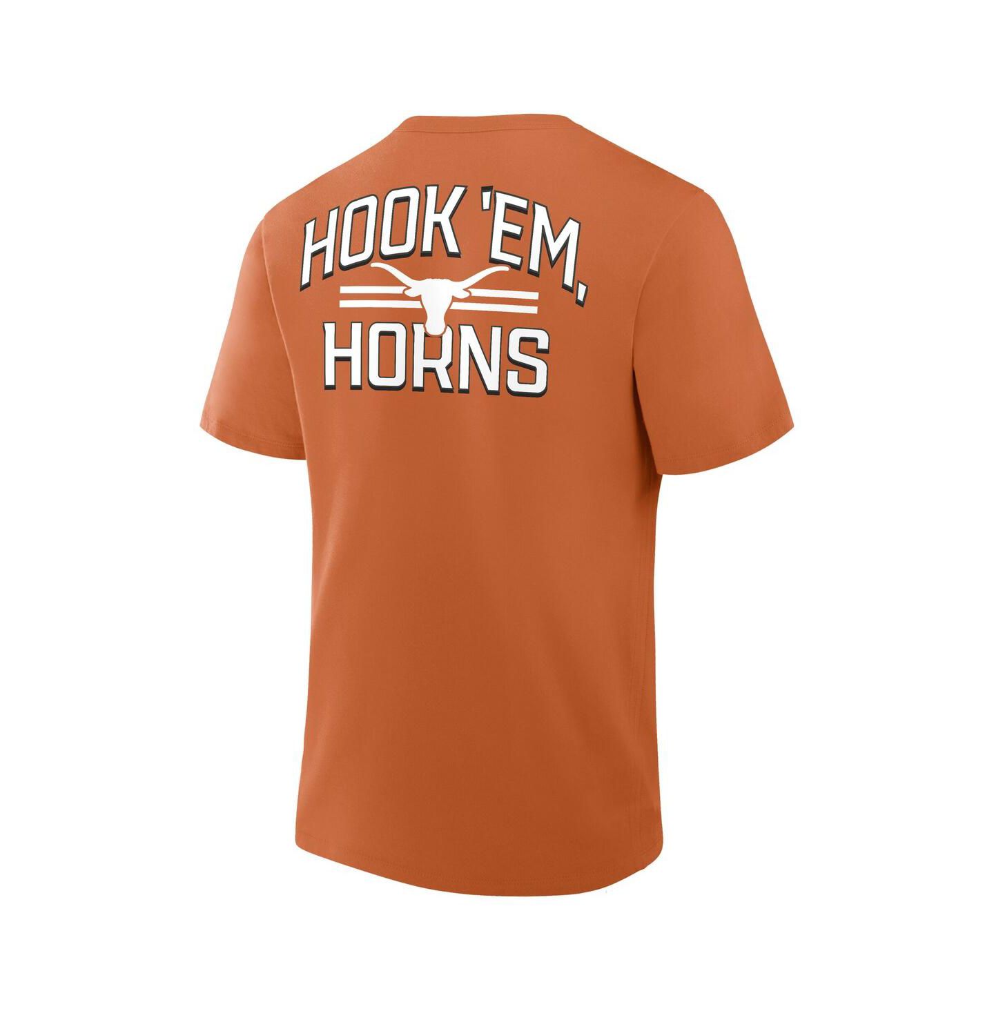 Мужская футболка Fanatics Texas Orange Texas Longhorns Quad Legacy — фото 3