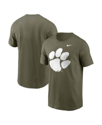 Nike - Men's Olive Clemson Tigers Primetime Logo Performance T-Shirt