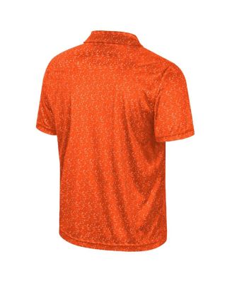 Men's Orange Oregon State Beavers Sublimated Golf Polo Shirt