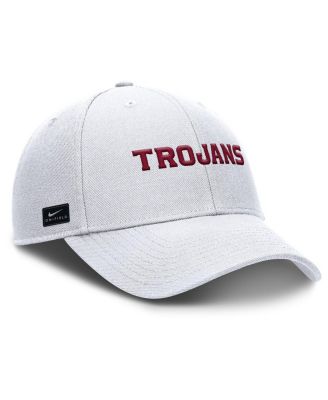 Men's White USC Trojans 2025 On-Field Rise Performance Adjustable Hat