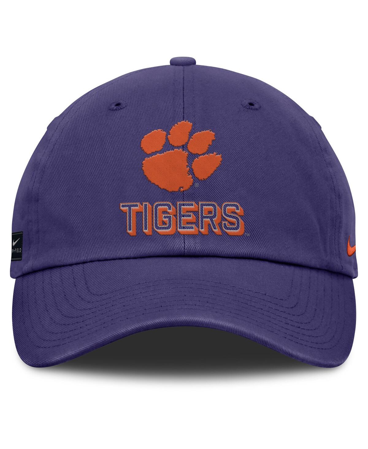 Nike Men's Purple Clemson Tigers 2025 On-field Club Adjustable Hat In Purple