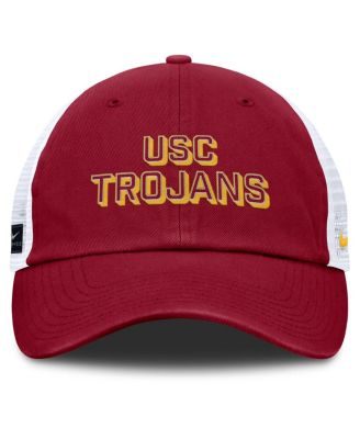 Men's Cardinal USC Trojans 2025 Gameday On-Field Club Adjustable Trucker Hat