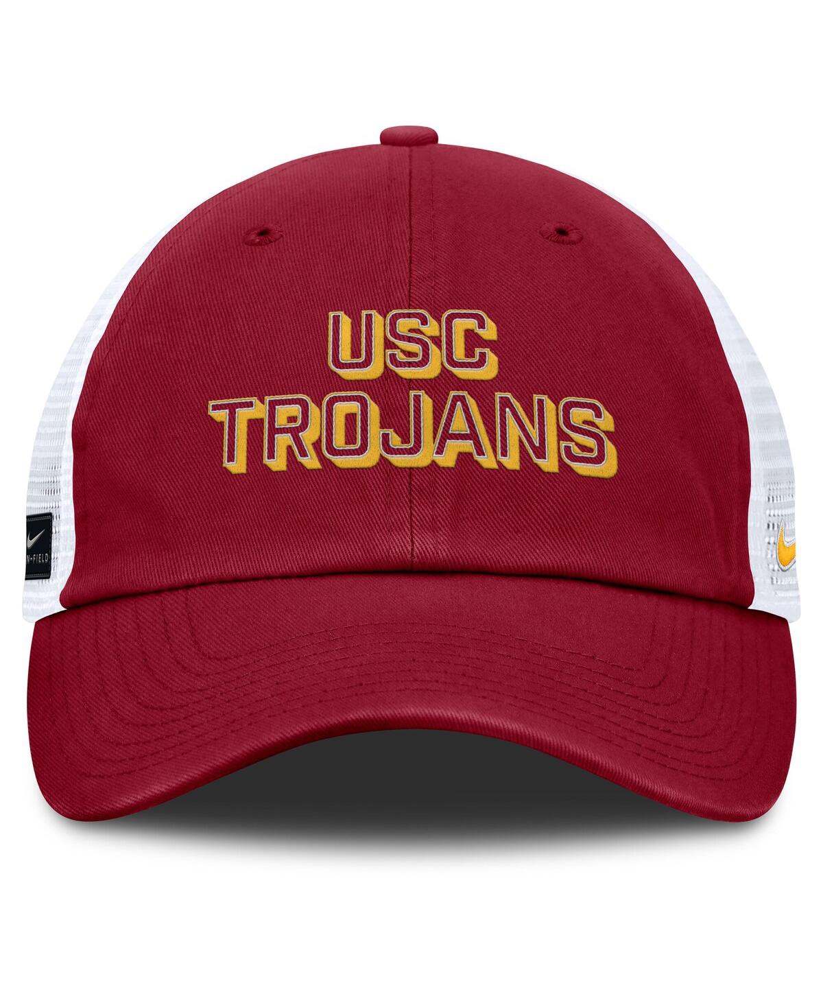 Nike Men's Cardinal Usc Trojans 2025 Gameday On-field Club Adjustable Trucker Hat In Red