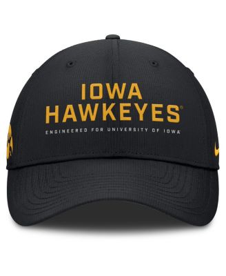 Men's Black Iowa Hawkeyes 2025 On-Field Gameday Club Adjustable Hat
