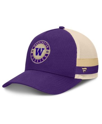 Fanatics - Men's Purple/Cream Washington Huskies Prestige Trucker Adjustable Hat