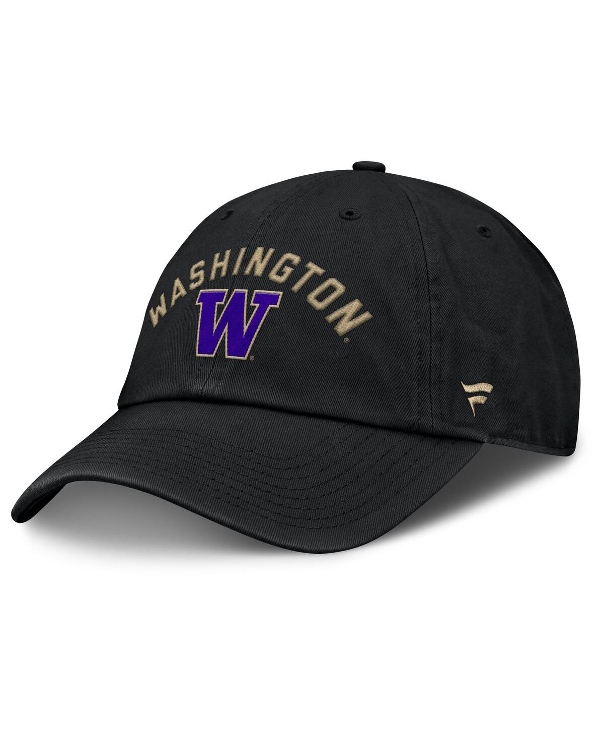 Fanatics Men's Black Washington Huskies Myth Adjustable Hat In Black