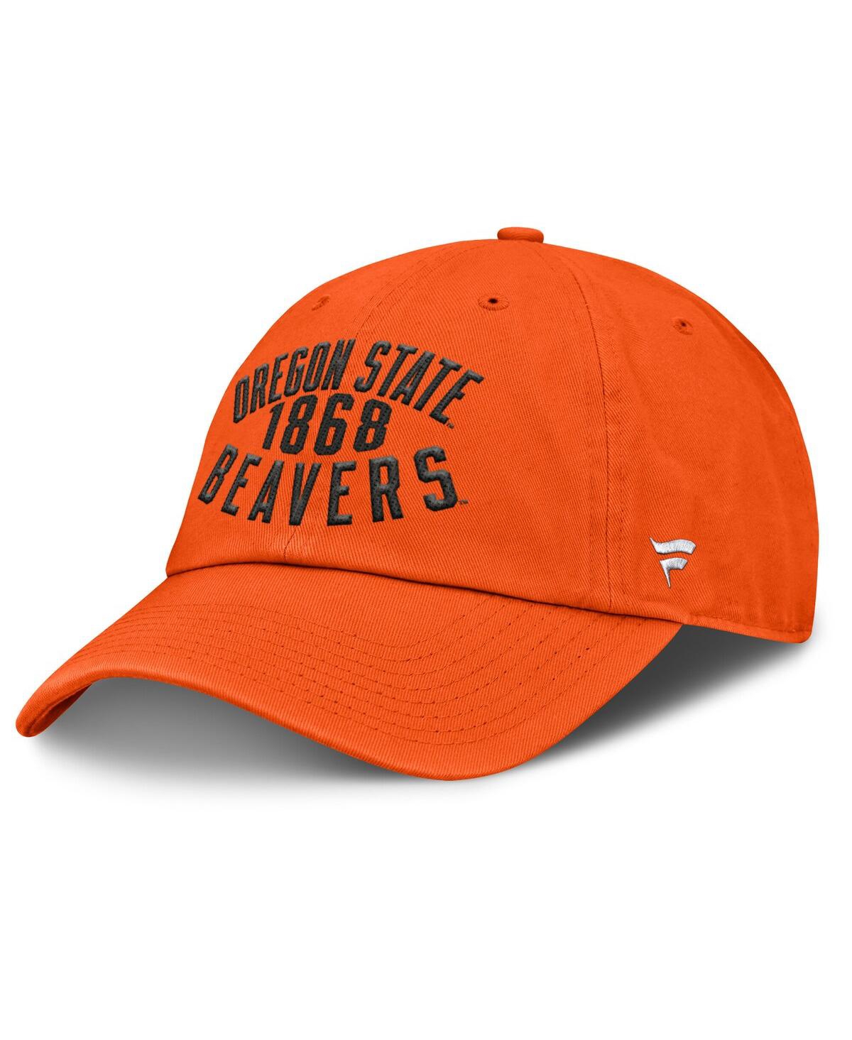 Fanatics Men's Orange Oregon State Beavers Archer Adjustable Hat In Orange