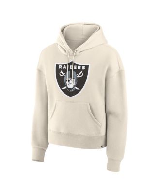 Women's Cream Las Vegas Raiders Dove Legacy Pullover Hoodie
