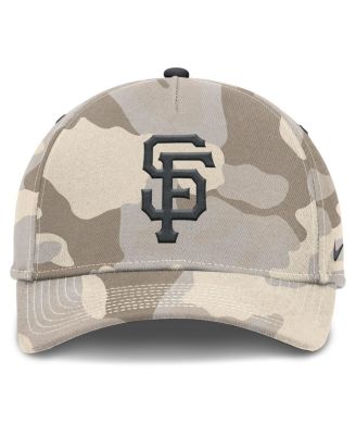 Men's Natural San Francisco Giants Camo Pack Rise Adjustable Hat