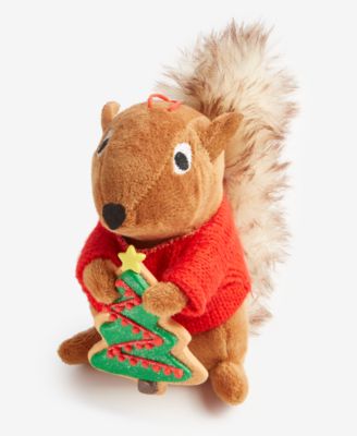 Tiny Tidings Fabric Chipmunk Ornament, Macy's Exclusive