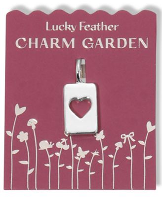 Charm Garden - SILVER - LOVE - Cut out heart