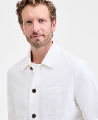 Men's Long Sleeve Button-Front Chore Jacket, Macy's Exclusive