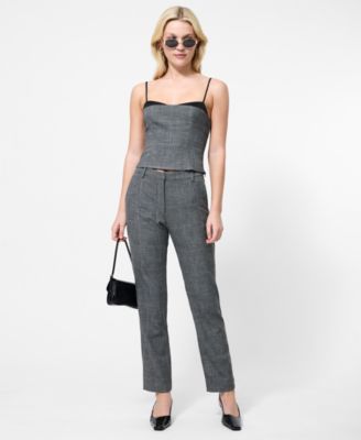 Women's Owen Plaid Suiting Corset Top