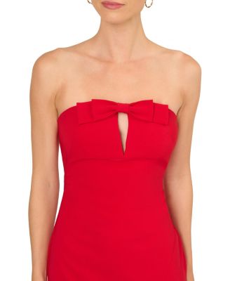 Women's Crepe Sleeveless Slit Gown