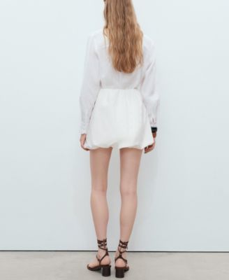 Women's Embroidered Balloon Skirt