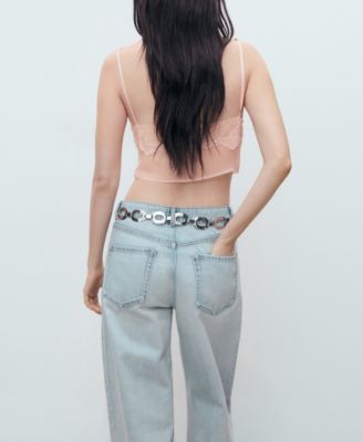 Women's Lace Crop Top