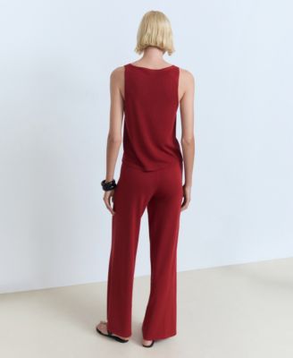 Women's Straight Knitted Pants