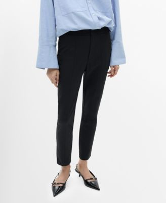 MANGO - Women's Crop Skinny Pants