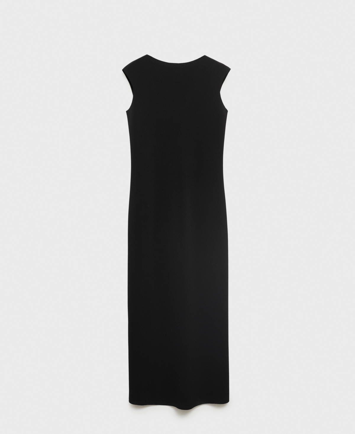 Mango Women's Back Opening Midi Dress In Black