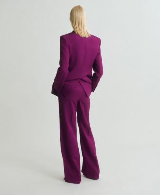 Women's Straight-Fit Suit Pants