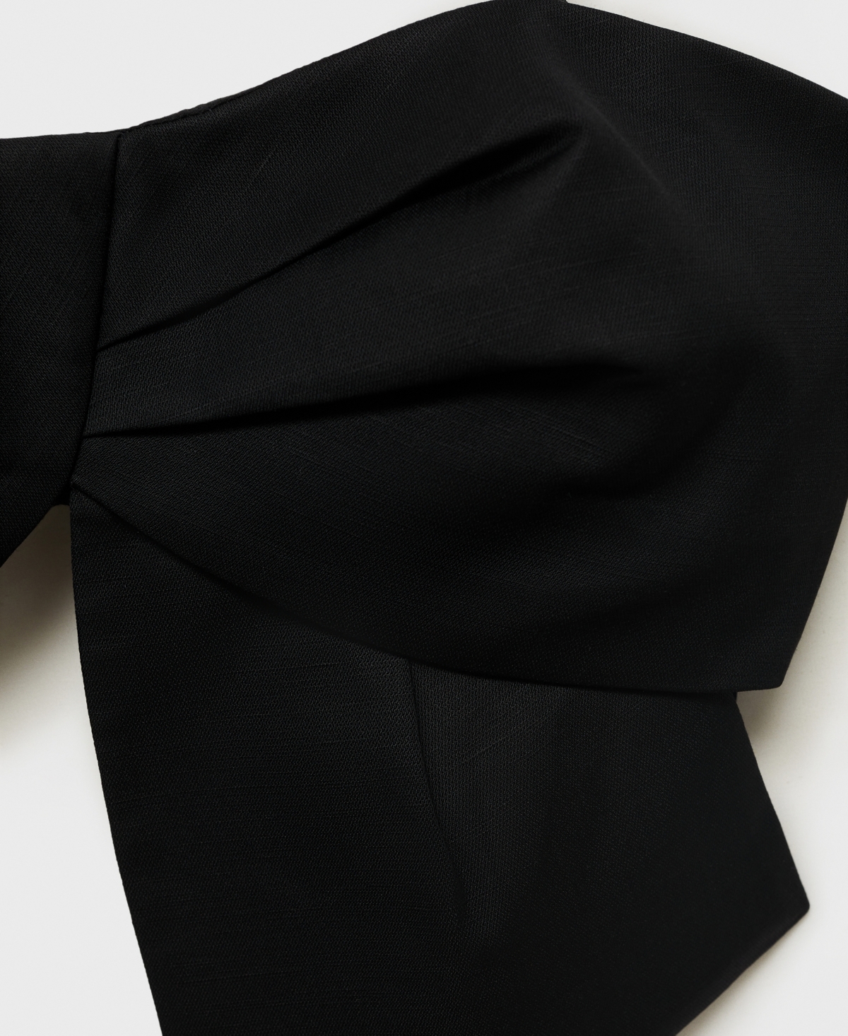 Mango Women's Bow-Design Crop Top