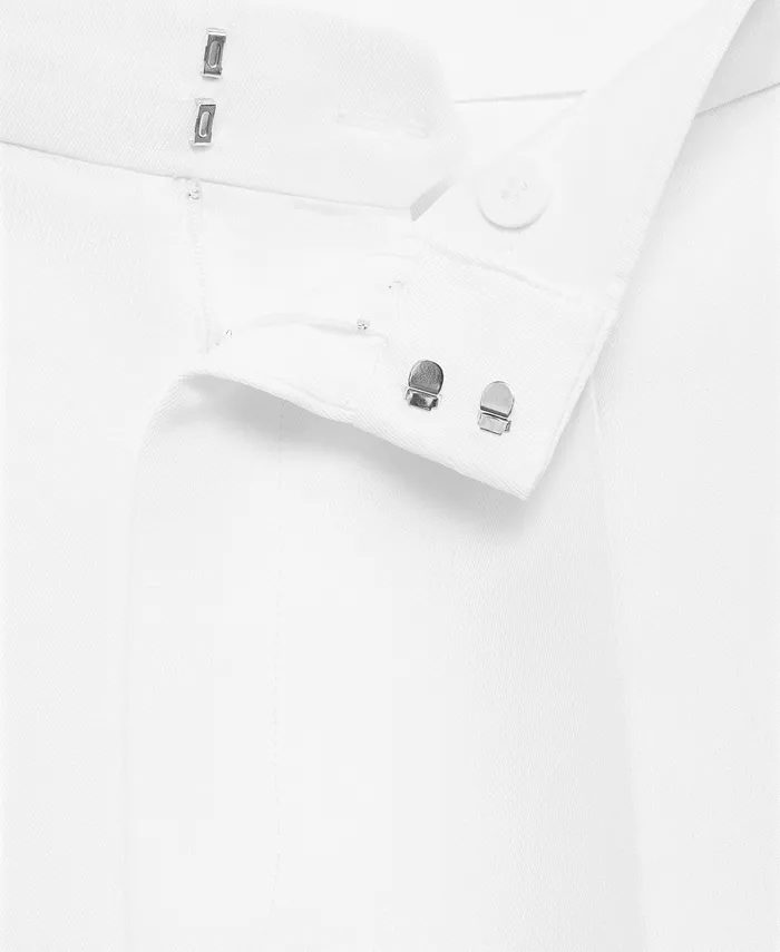 Women's Linen-Blend Pleated Pants - thumbnail 4