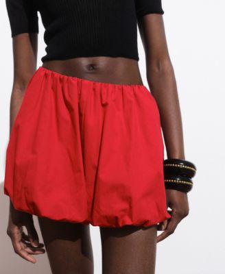 MANGO - Women's Balloon Mini Shorts