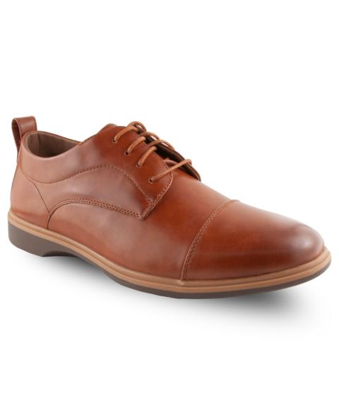 Мужские туфли Deer Stags Sienna Comfort Cap Toe Dress Oxford, цвет: Коньячный