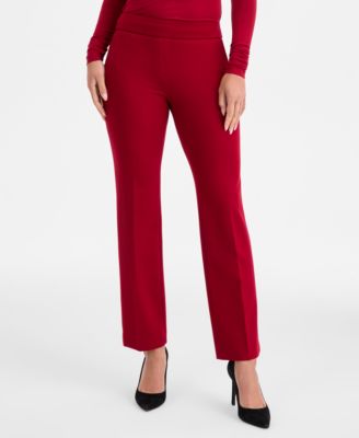 Women's Mid Rise Pull-On Tailored Pants