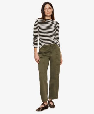 Women's Boat Neck Long Sleeve Top