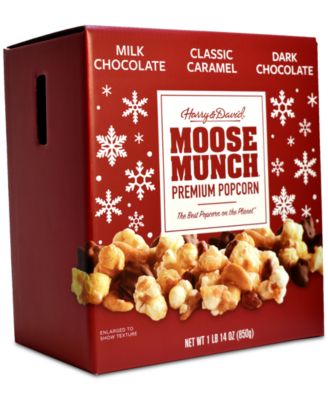 Harry & David - Milk Chocolate, Dark Chocolate and Caramel Moose Munch Party Box, 30-Oz.