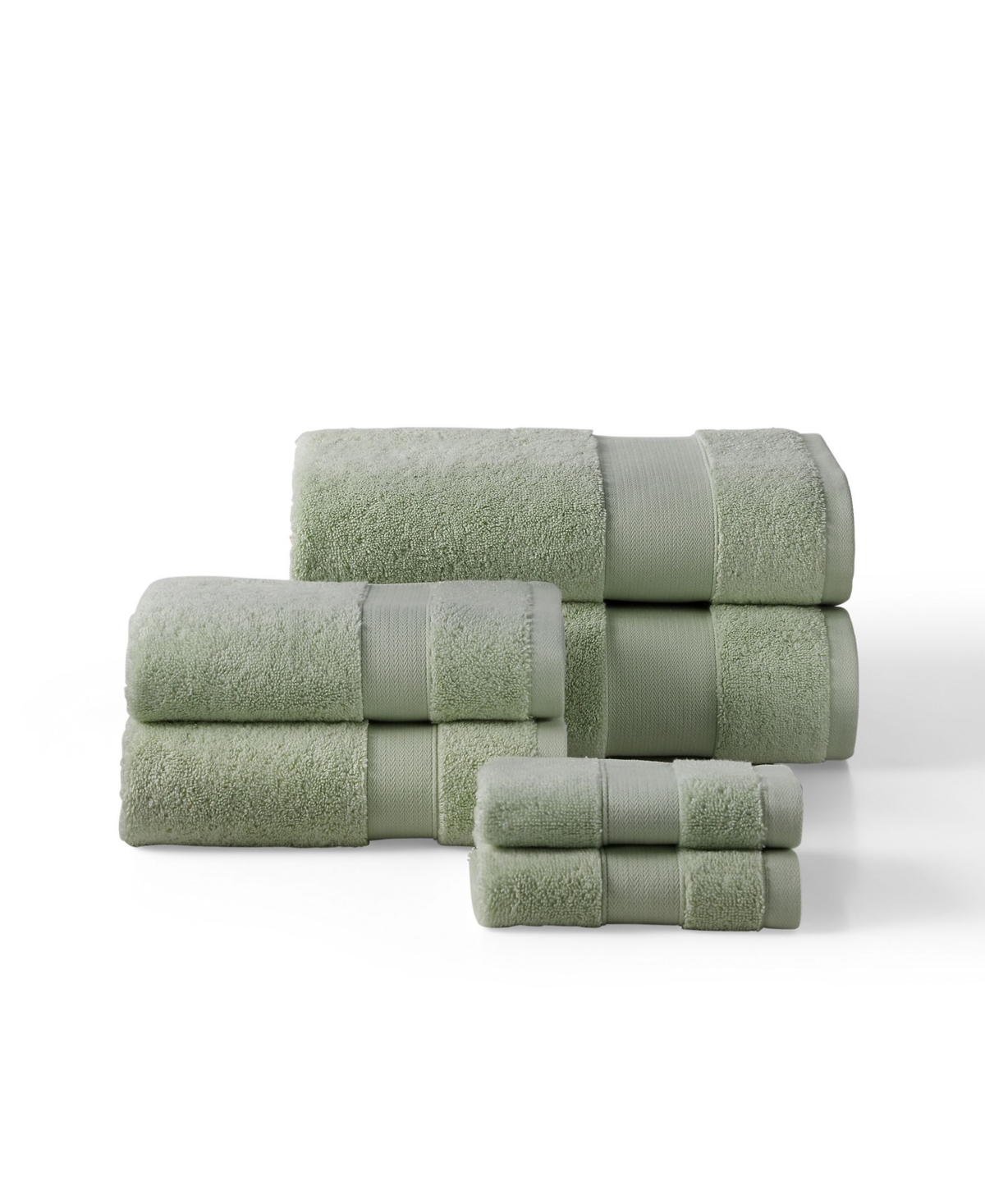 Ralph Lauren Watson Solid Cotton 6-pc. Towel Set In Green