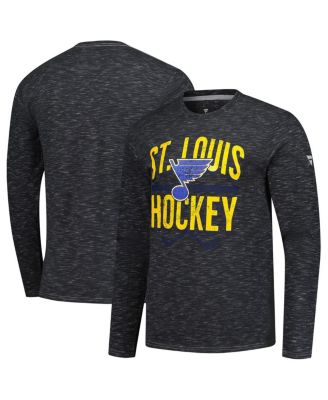 Fanatics - Men's Charcoal St. Louis Blues Long Sleeve T-Shirt