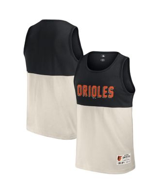 Darius Rucker Collection by Men's Black/Cream Baltimore Orioles Color Block Tank Top