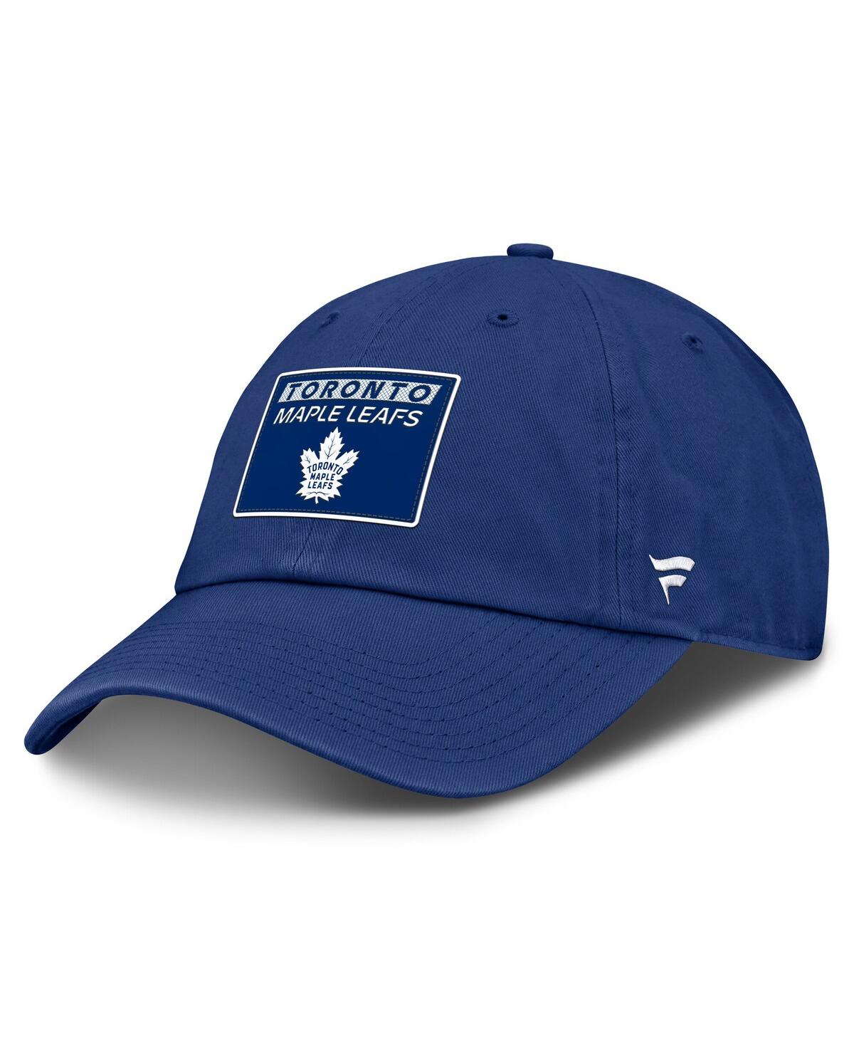 Men's Blue Toronto Maple Leaf's Authentic Pro Prime Adjustable Hat - Blue