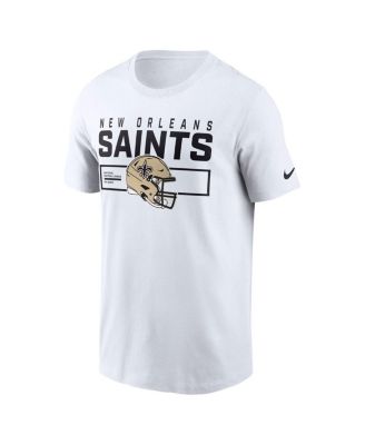 Men's White New Orleans Saints Primetime Helmet Essential T-Shirt