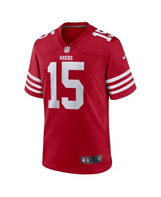 Men's Jauan Jennings Scarlet San Francisco 49ers Game Jersey