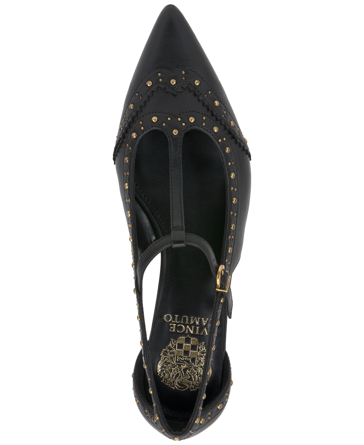 Vince Camuto Valkie Pointed Toe Flat In Black