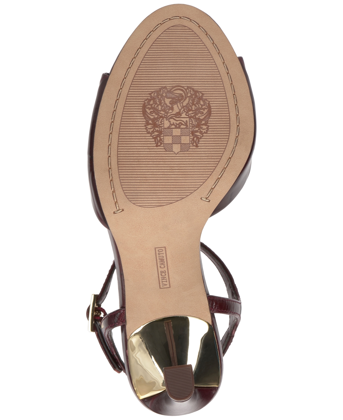 Vince Camuto Lilah Ankle Strap Sandal In Brown