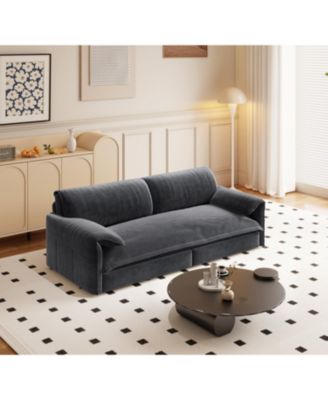 66" Queen Pull Out Sofa Bed 3-in-1 Convertible Sleeper Sofa