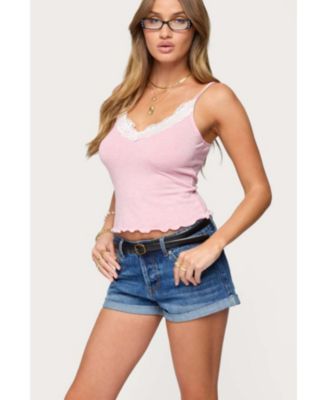 Womens Gabrietta Lacey Tank Top